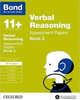 Bond 11+ Verbal Reasoning Assessment Papers 10-11+ years Book 2