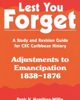 Lest You Forget – Adjustment to Emancipation 1838-1876