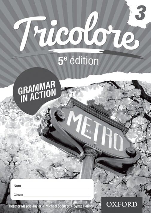 Tricolore Grammar in Action Workbook 3 5e edition