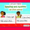 Let's Learn Together - Reading And Activity My First Words K1