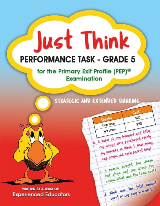 Just Think Performance Task Grades 5