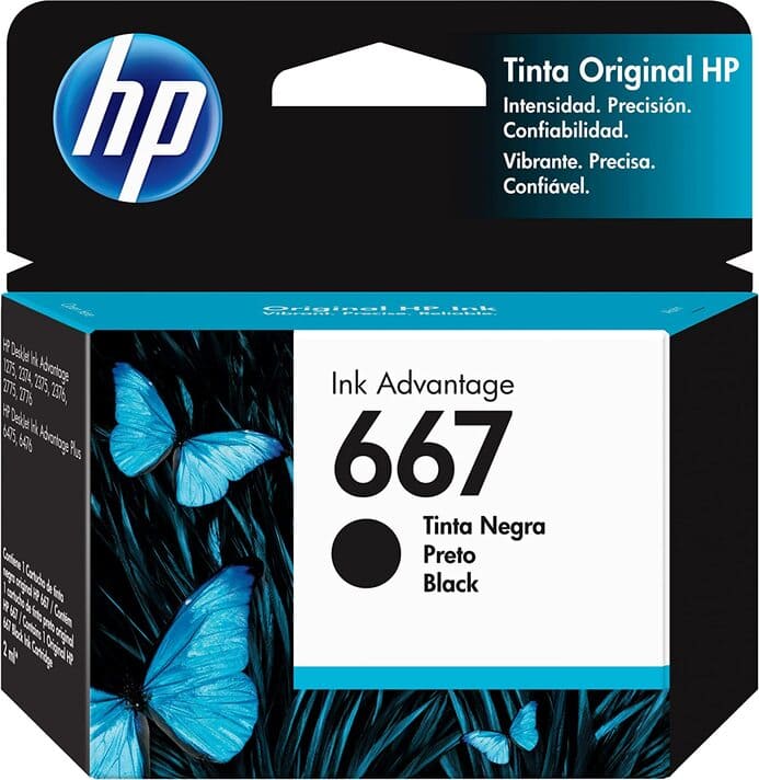 HP 667 Black Ink Cartridge