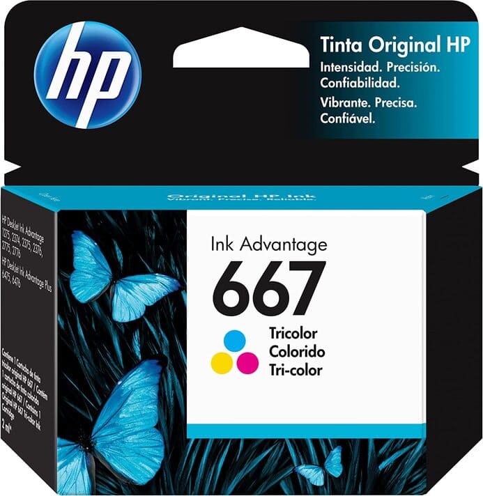 HP 667 Tricolor Ink Cartridge