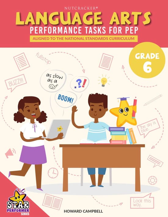 Star Performer Language Arts Performance Tasks for PEP Grade 6