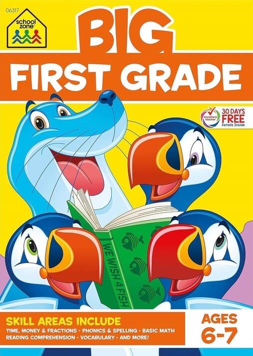 School Zone Big First Grade Workbook