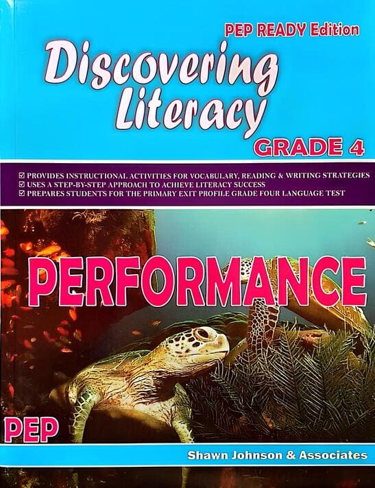 Discovering Literacy Grade 4 Performance PEP Ready Edition