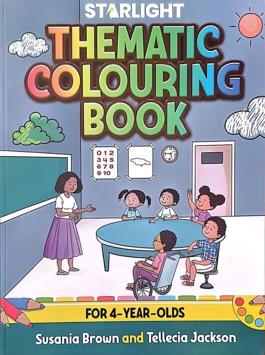 Starlight Thematic Colouring Book for 4-year-olds