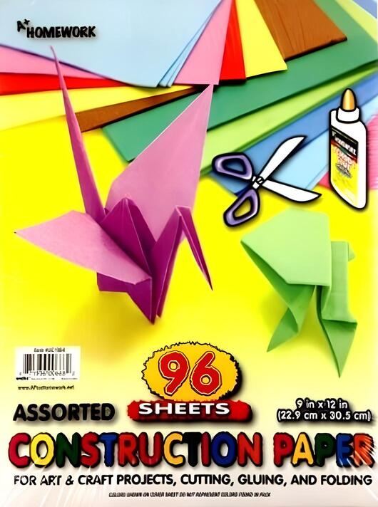 A+ Homework Construction Paper