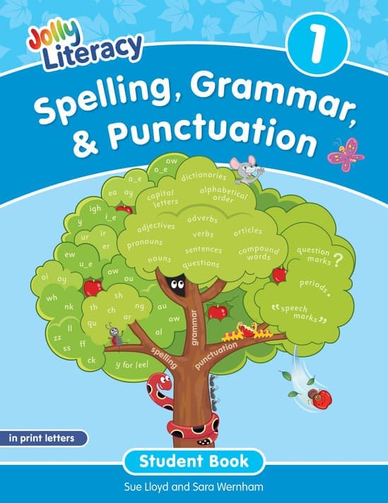 Jolly Literacy Spelling Grammar & Comprehension Pupil Book 1 (in print letters)