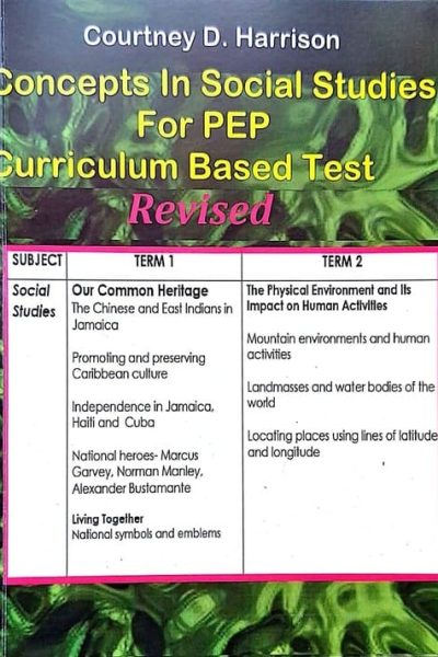 Concepts In Social Studies For PEP Curriculum Based Test Revised