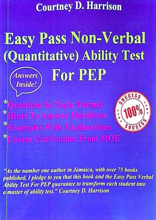 Easy Pass Non-Verbal (Quantitative) Ability Test For PEP