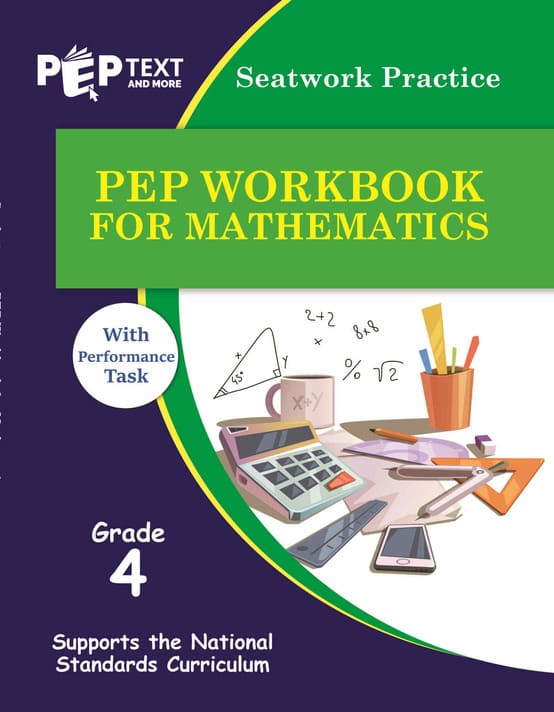 Seatwork PEP Workbook for Mathematics With Performance Task Grade 4